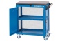 Тележка инструментальная, 3 полки с дверцами
