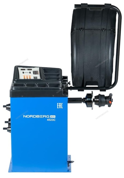 Станок балансировочный с ручным вводом параметров, синий