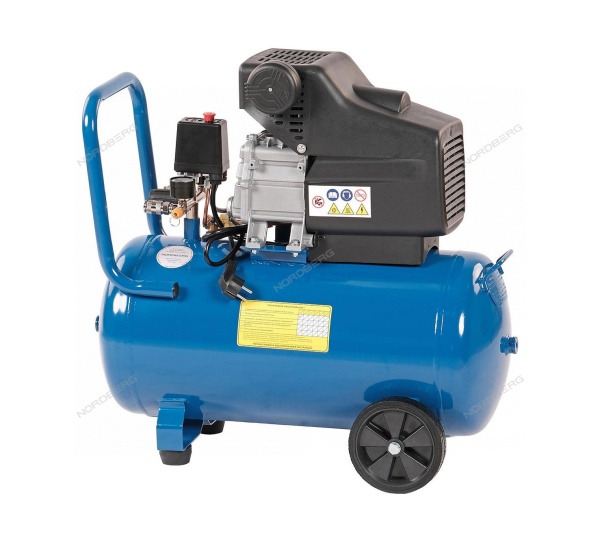 Компрессор поршневой 220 В, ресивер 50 л, 240 л/мин
