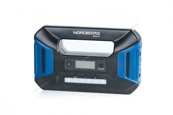 Пусковое портативное устройство 5/12/15 В с компрессором, 25 А·ч