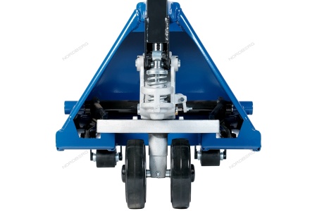 Тележка складская гидравлическая 3 т, с резиновыми колесами