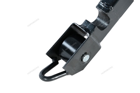 Тележка складская гидравлическая ножничная 1 т, с ПУ колесами