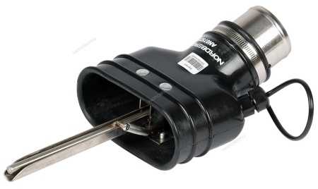 Насадка резиновая овальная с внутренним фиксатором на шланг D=75 мм