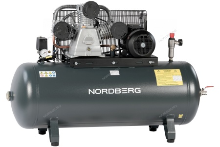 Компрессор поршневой с ременной передачей 380 В, ресивер 270 л, 950 л/мин