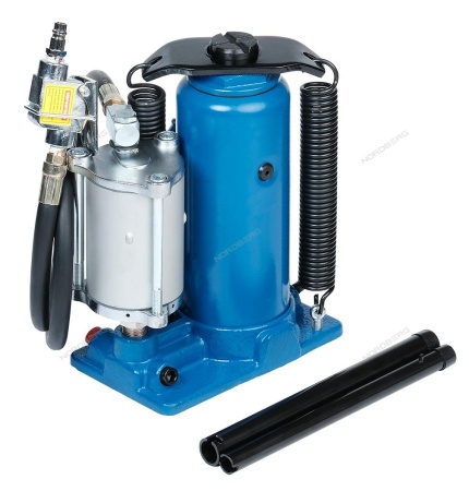 Домкрат бутылочный 12т пневмогидравлический