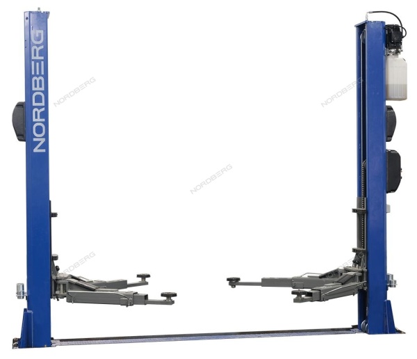 Подъемник 380V 2х стоечный 4,5т (синий)