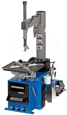 Станок шиномонтажный 380V п/автомат, 2х скор, стол с накладками, синий