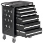 Тележка инструментальная, 6 выдвижных ящиков, серая