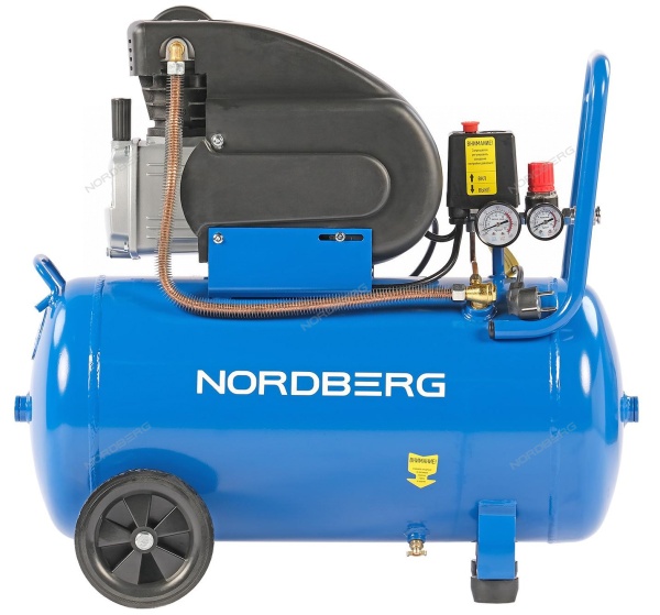 Компрессор поршневой 220 В, ресивер 50 л, 240 л/мин