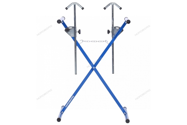 Стенд для покраски деталей Х-образный с регулируемыми держателями