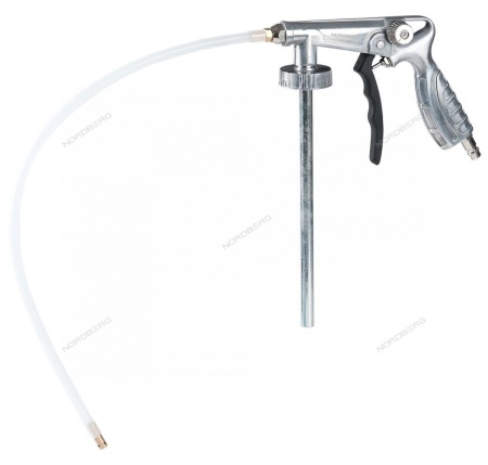 Пистолет для антигравийных составов, с гибкой насадкой