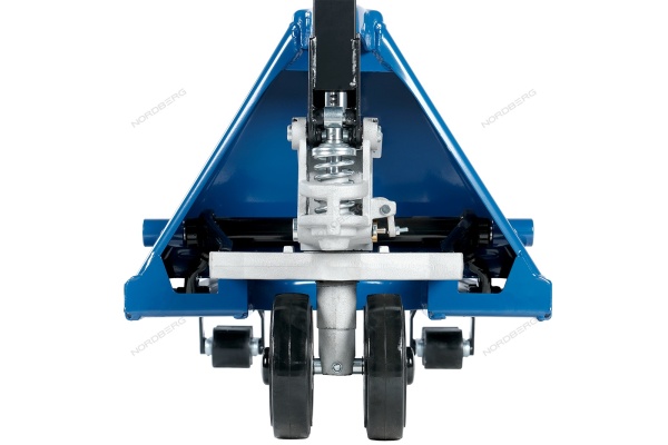 Тележка складская гидравлическая 2,5 т, с резиновыми колесами