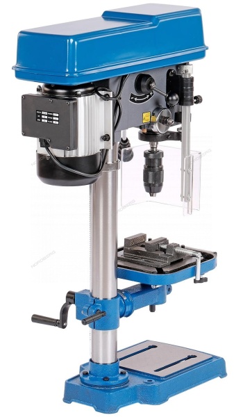 Станок сверлильный с тисками, 500 Вт, 16 мм, вариатор скорости